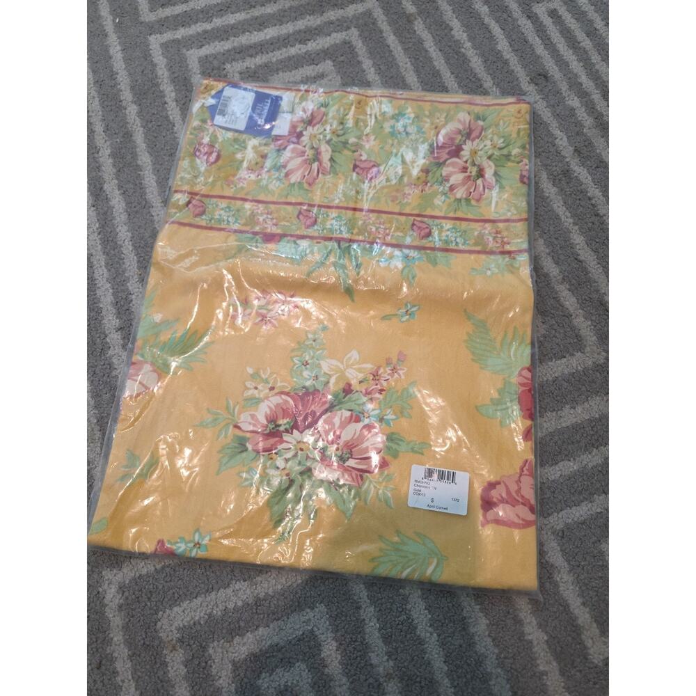 April Cornell Table Runner Gold Floral